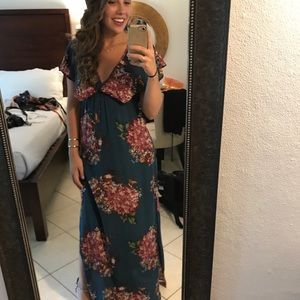 Floral maxi dress